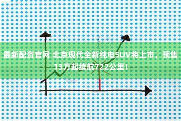 最新配资官网 北京现代全新纯电SUV将上市，预售13万起续航722公里！
